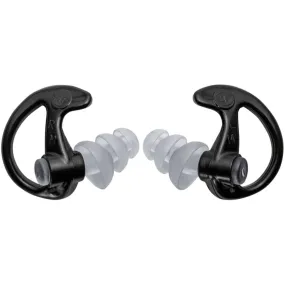 SureFire Triple Flanged Full Block Earplugs Med 1 Pair Black