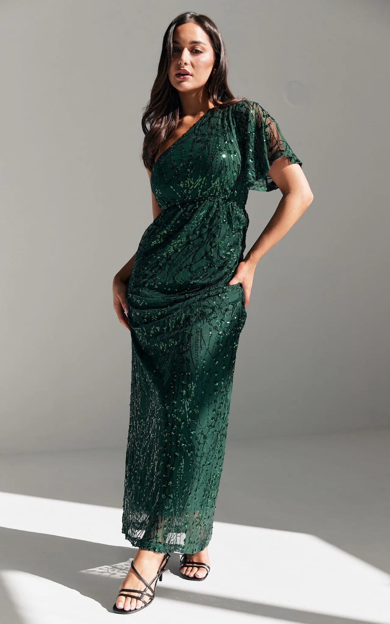 Tallulah Maxi Dress - Emerald