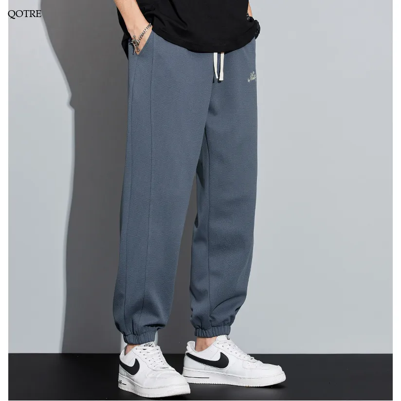 Tapered Knitted Sports Elastic Waist Sweatpant