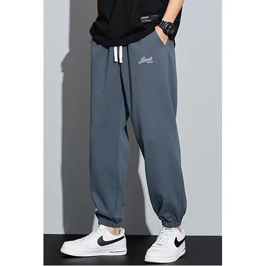 Tapered Knitted Sports Elastic Waist Sweatpant