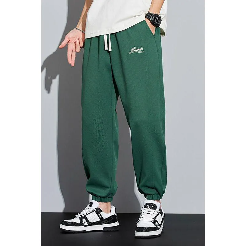 Tapered Knitted Sports Elastic Waist Sweatpant