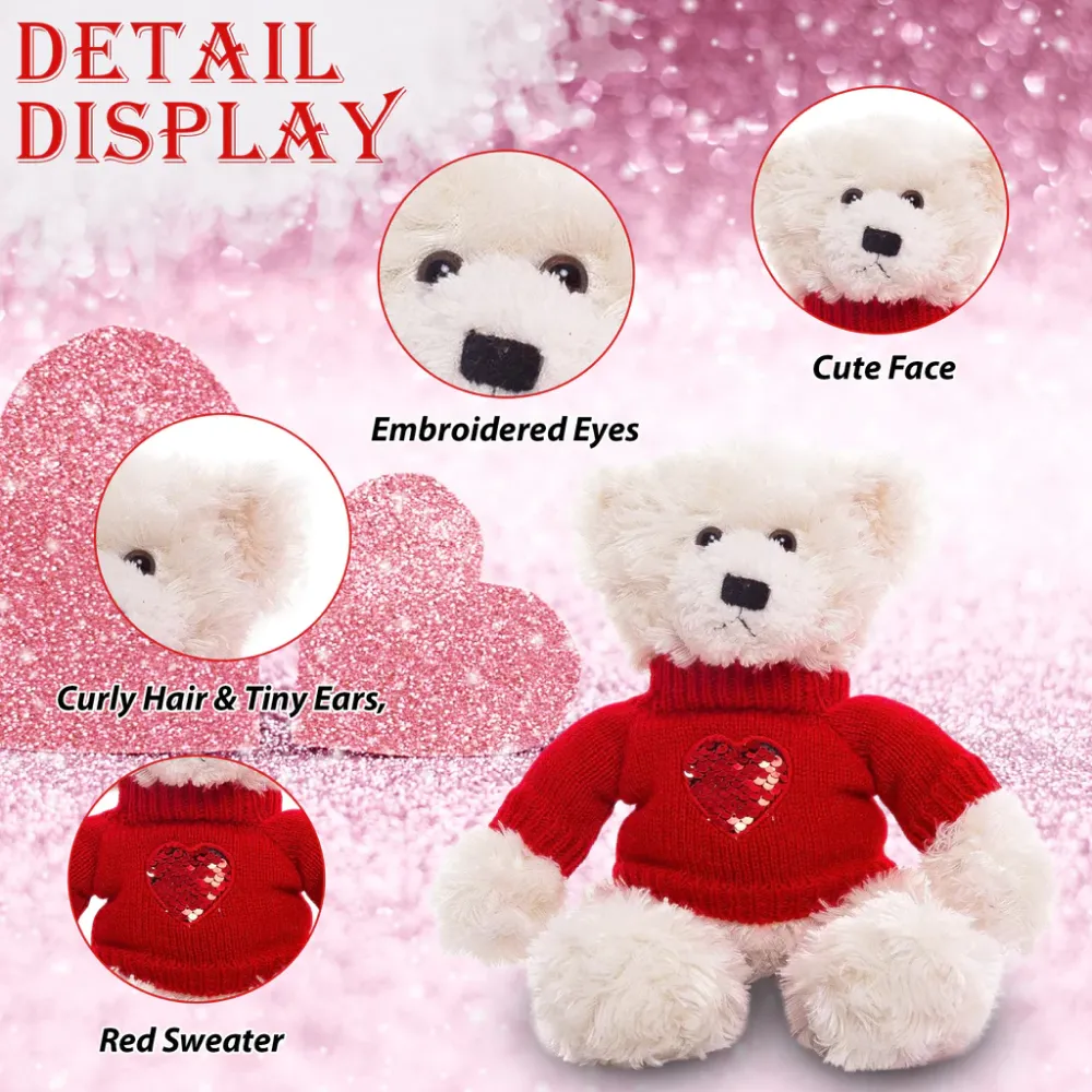 Teddy Bear with Love Sweater 12"