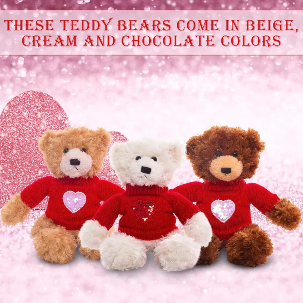 Teddy Bear with Love Sweater 12"