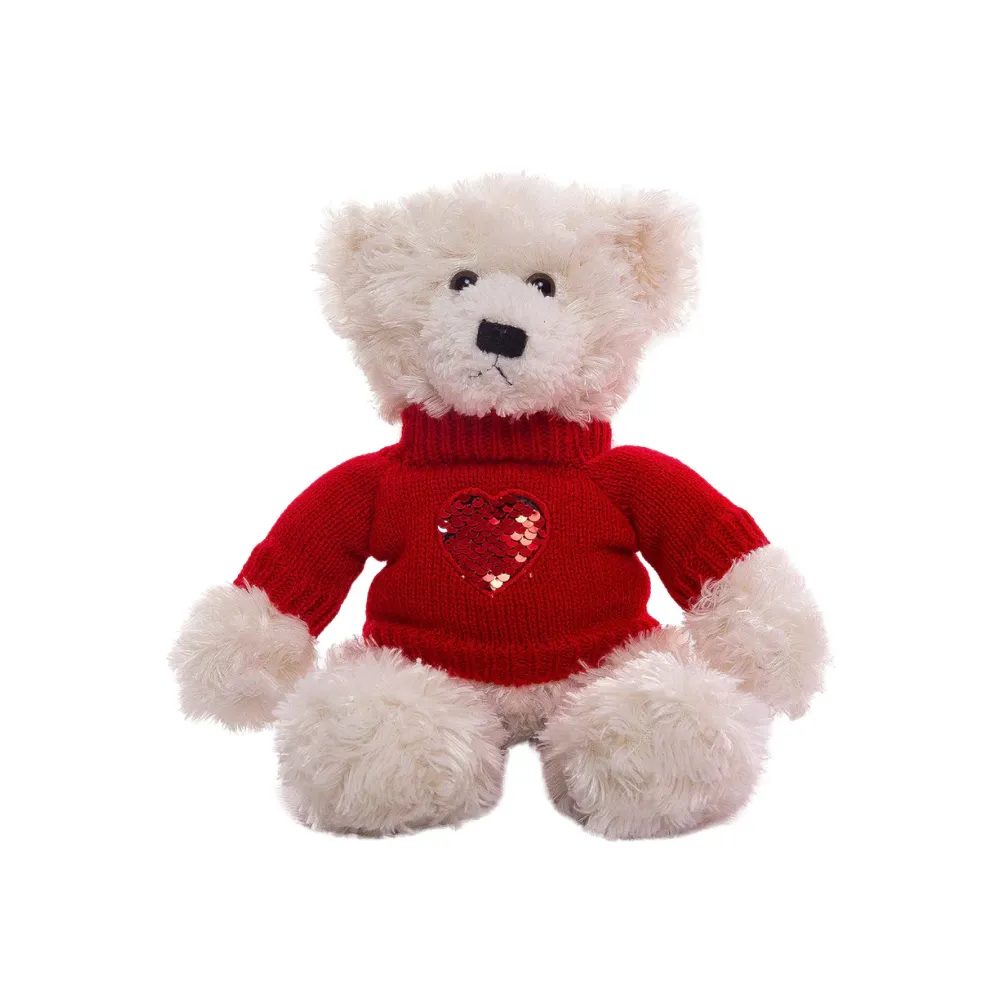 Teddy Bear with Love Sweater 12"