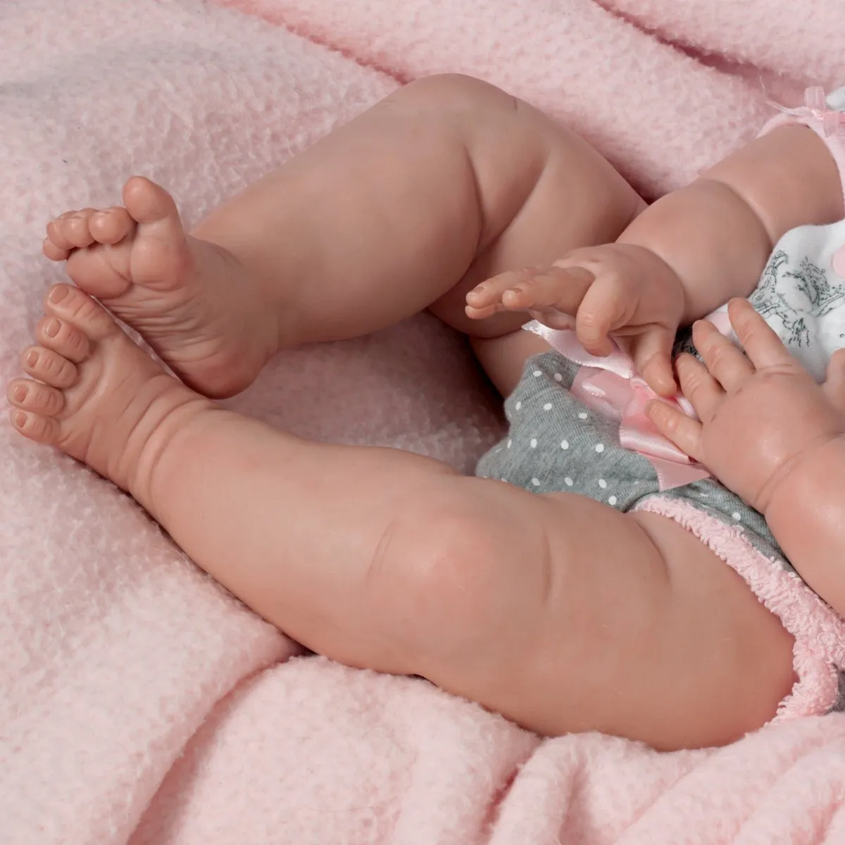 The Ashton - Drake Galleries Cuddly Coo Lifelike So Truly Real® Interactive Baby Girl Doll Coos When Cuddled Realistic Weighted Fully Poseable with Soft RealTouch® Vinyl Skin by Master Doll Artist Sherry Miller 18"-inches