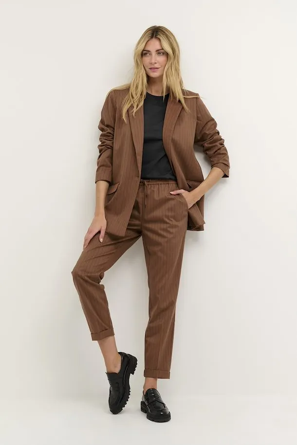 The Ebona Blazer - Toffee Brown