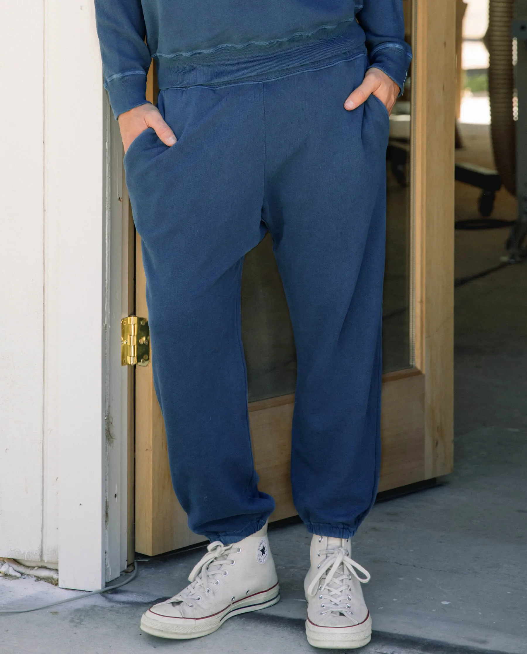 The Men's Stadium Sweatpant. -- Dark Denim