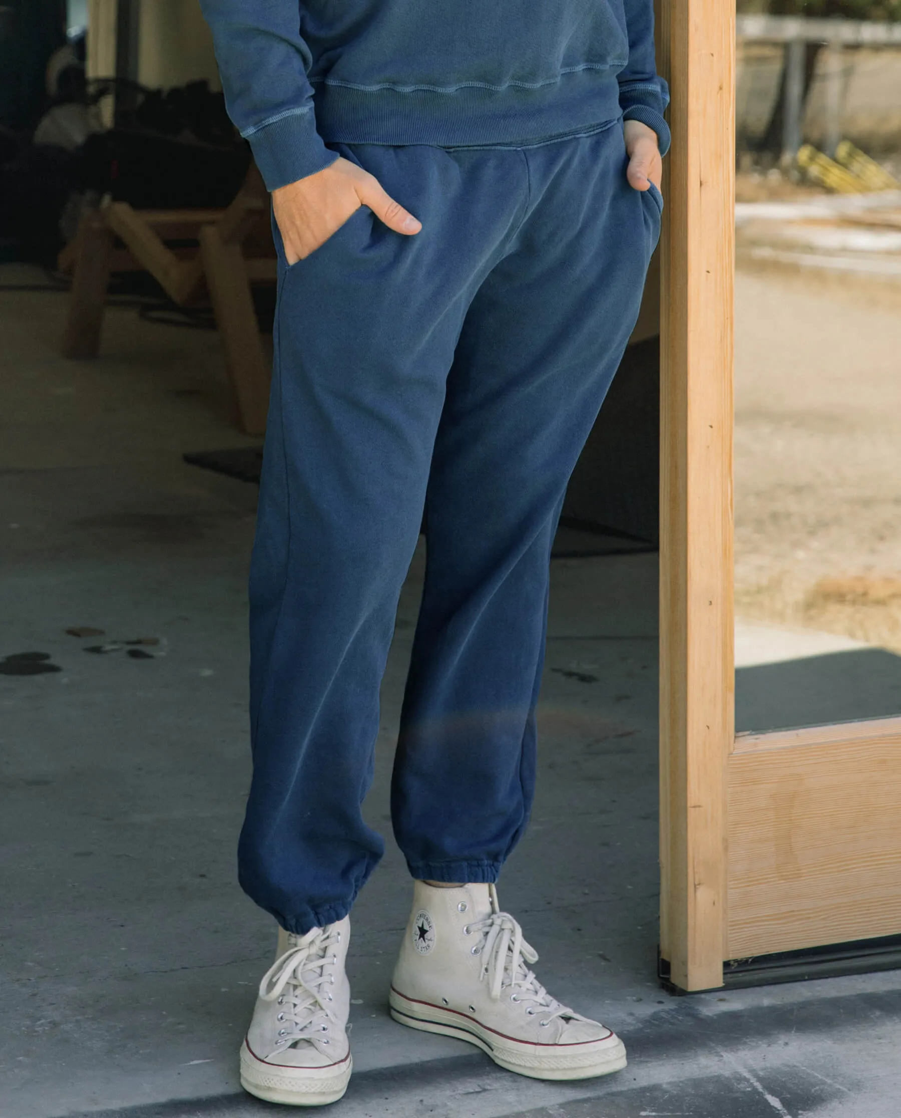 The Men's Stadium Sweatpant. -- Dark Denim