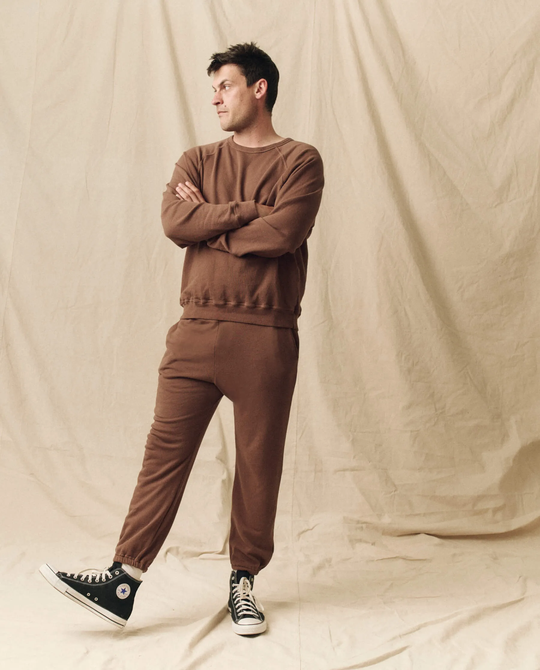 The Men's Stadium Sweatpant. Solid -- Hickory