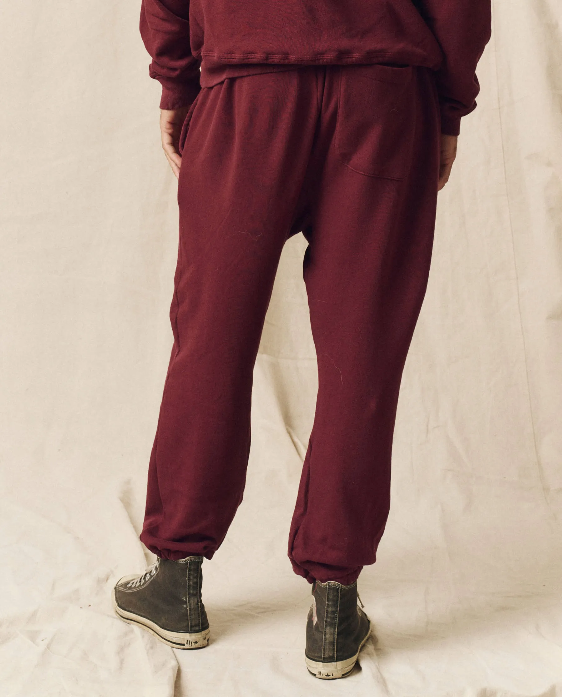 The Men’s Stadium Sweatpant. Solid -- Mulled Wine