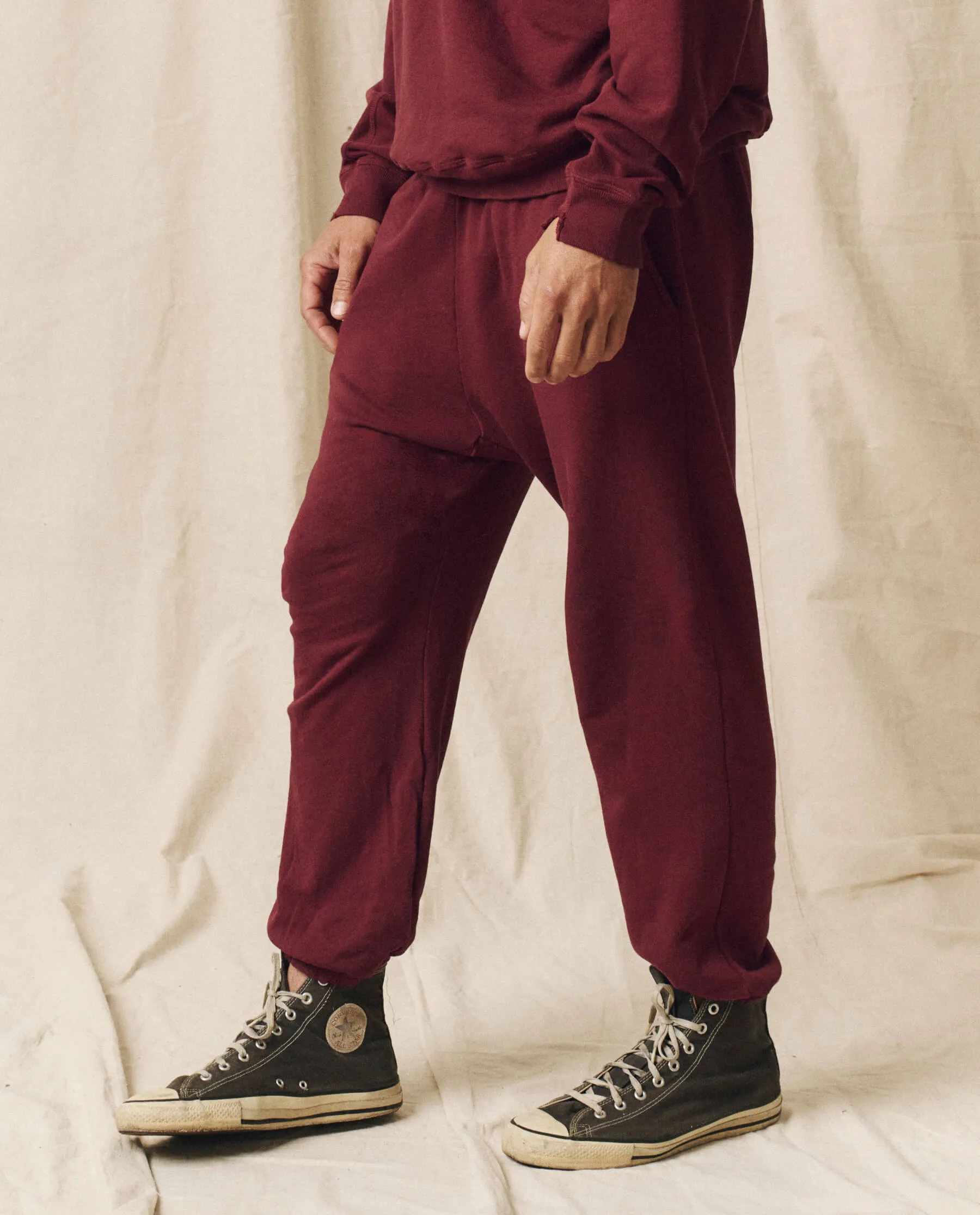 The Men’s Stadium Sweatpant. Solid -- Mulled Wine