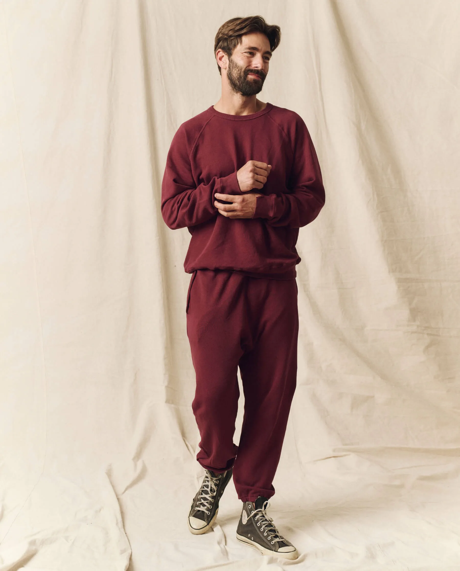 The Men’s Stadium Sweatpant. Solid -- Mulled Wine