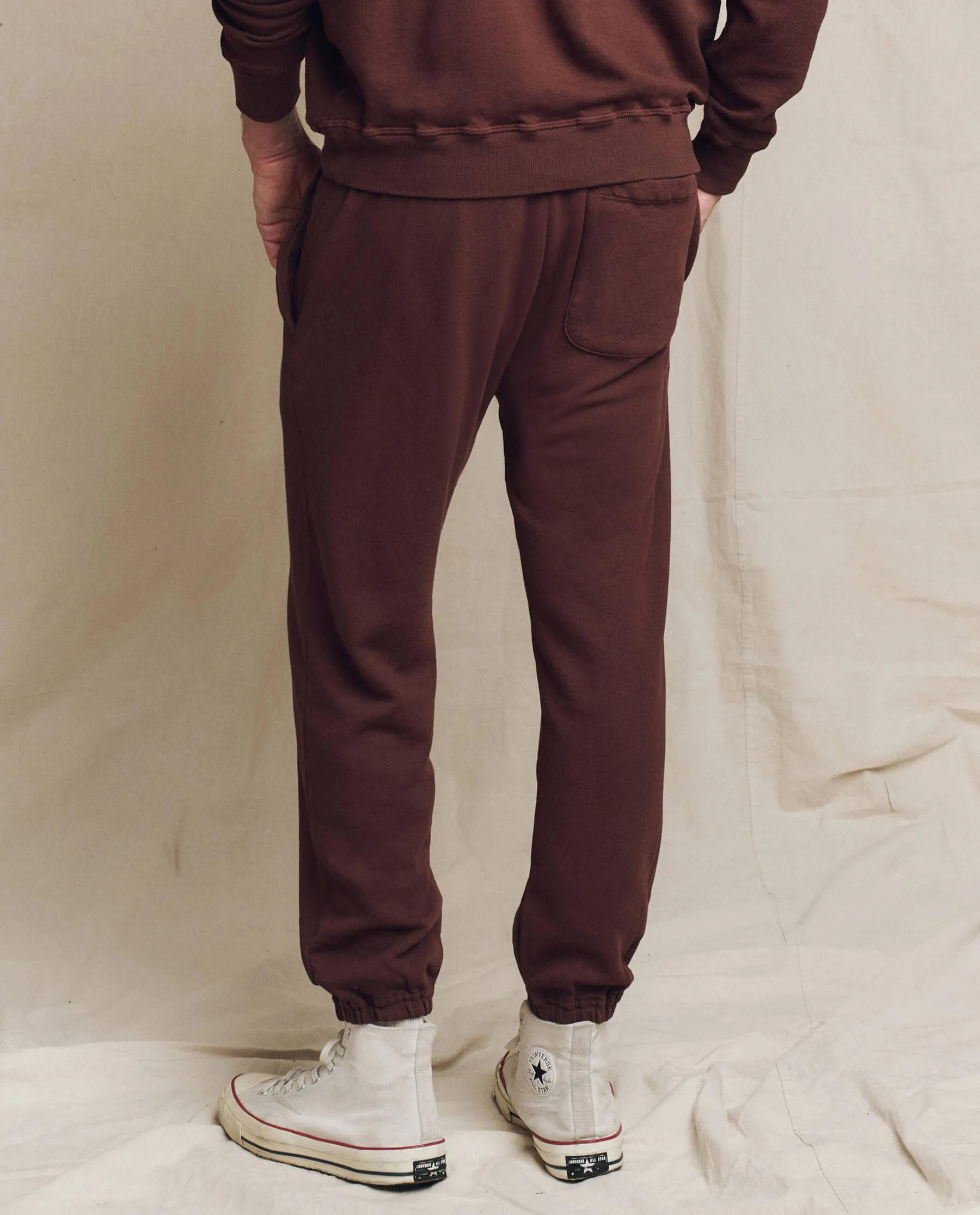 The Men's Stadium Sweatpant. -- Toasted Walnut