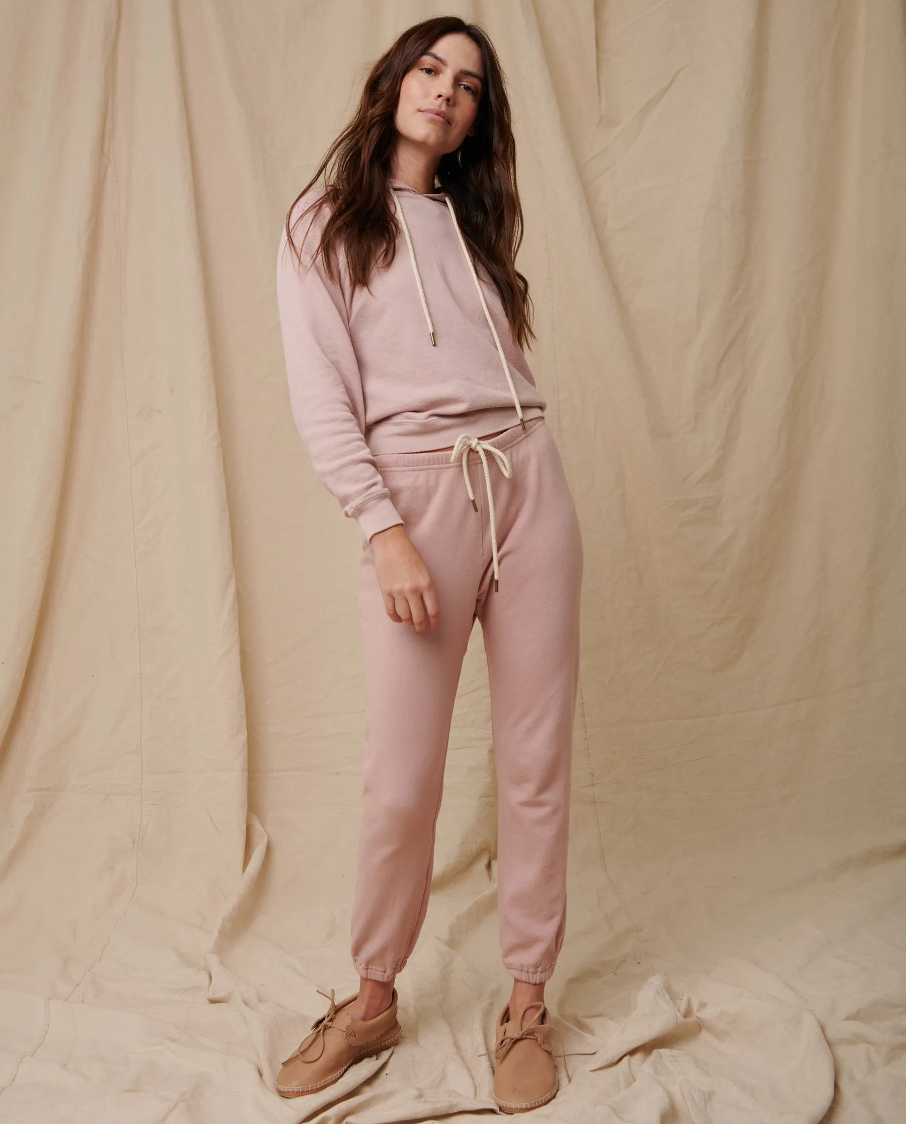 The Stadium Sweatpant. Solid -- Pink Frost