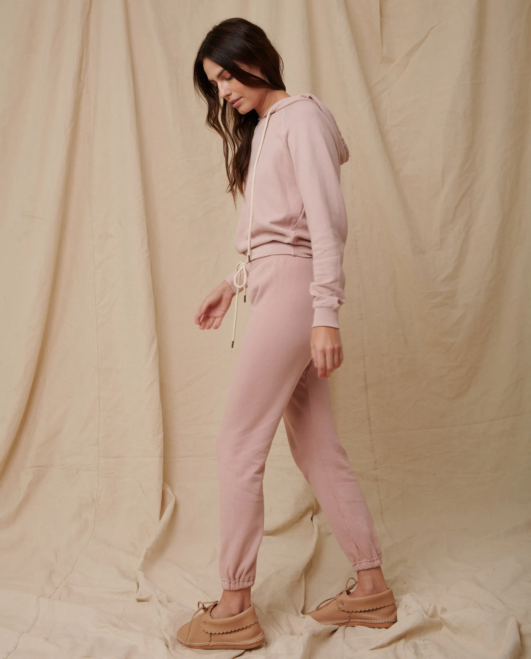 The Stadium Sweatpant. Solid -- Pink Frost