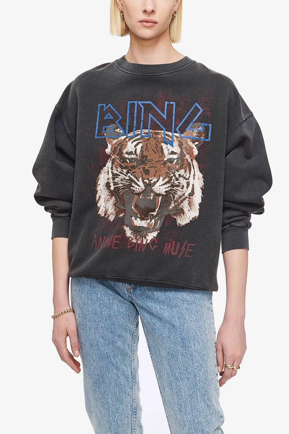 TIGER SWEATER - BLACK