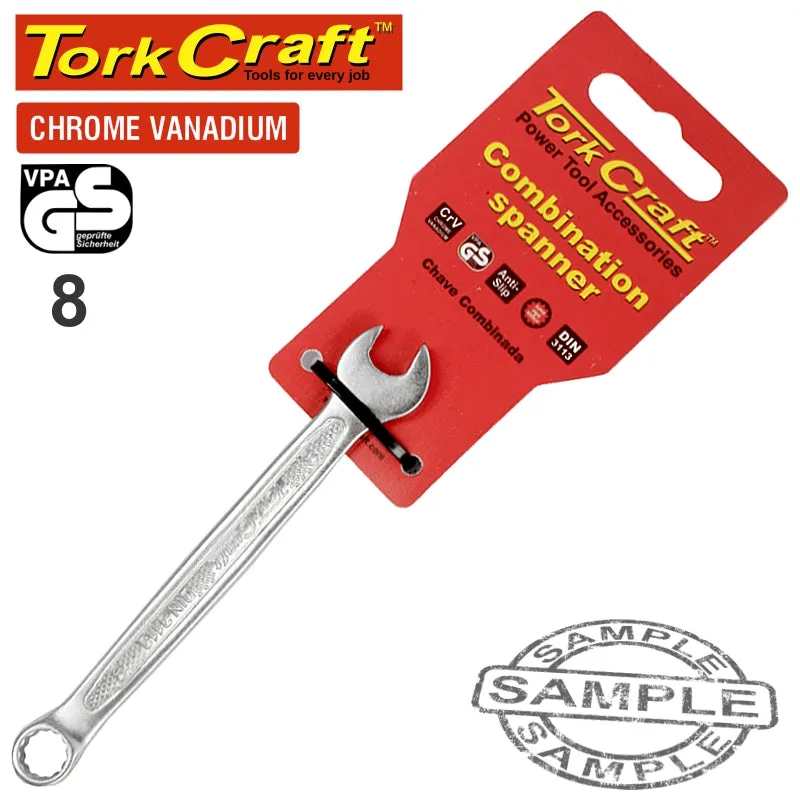 TORK CRAFT COMBINATION  SPANNER 8MM TC50008