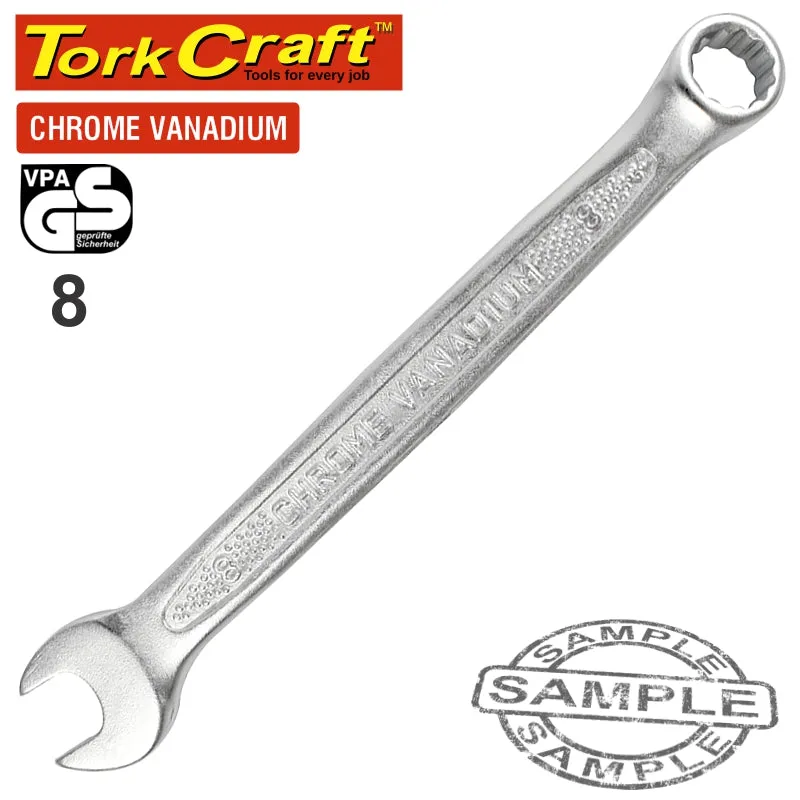 TORK CRAFT COMBINATION  SPANNER 8MM TC50008