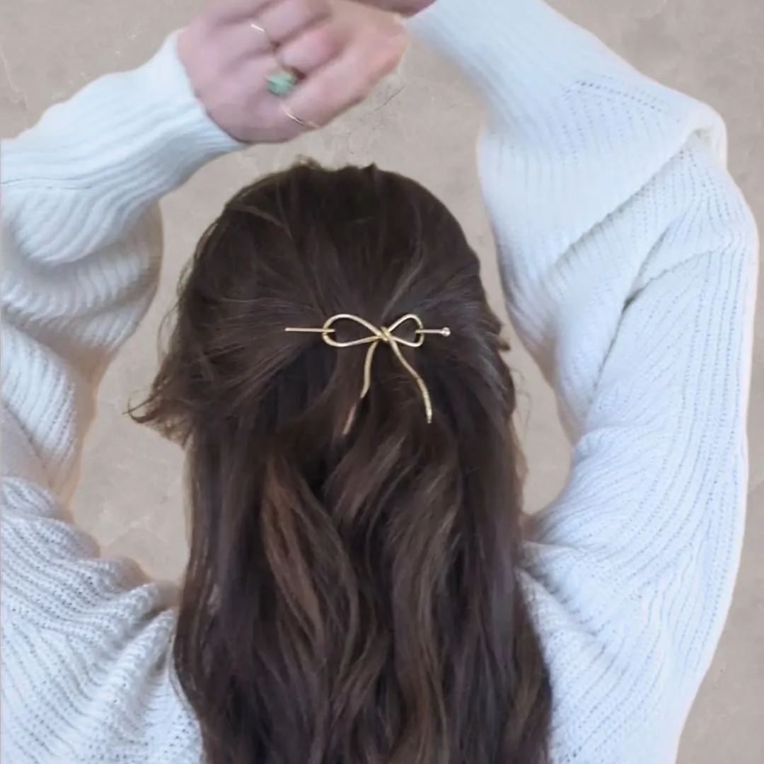 Vanderzee Bow Hairpins (Brass)