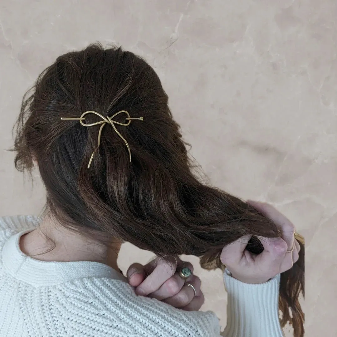 Vanderzee Bow Hairpins (Brass)