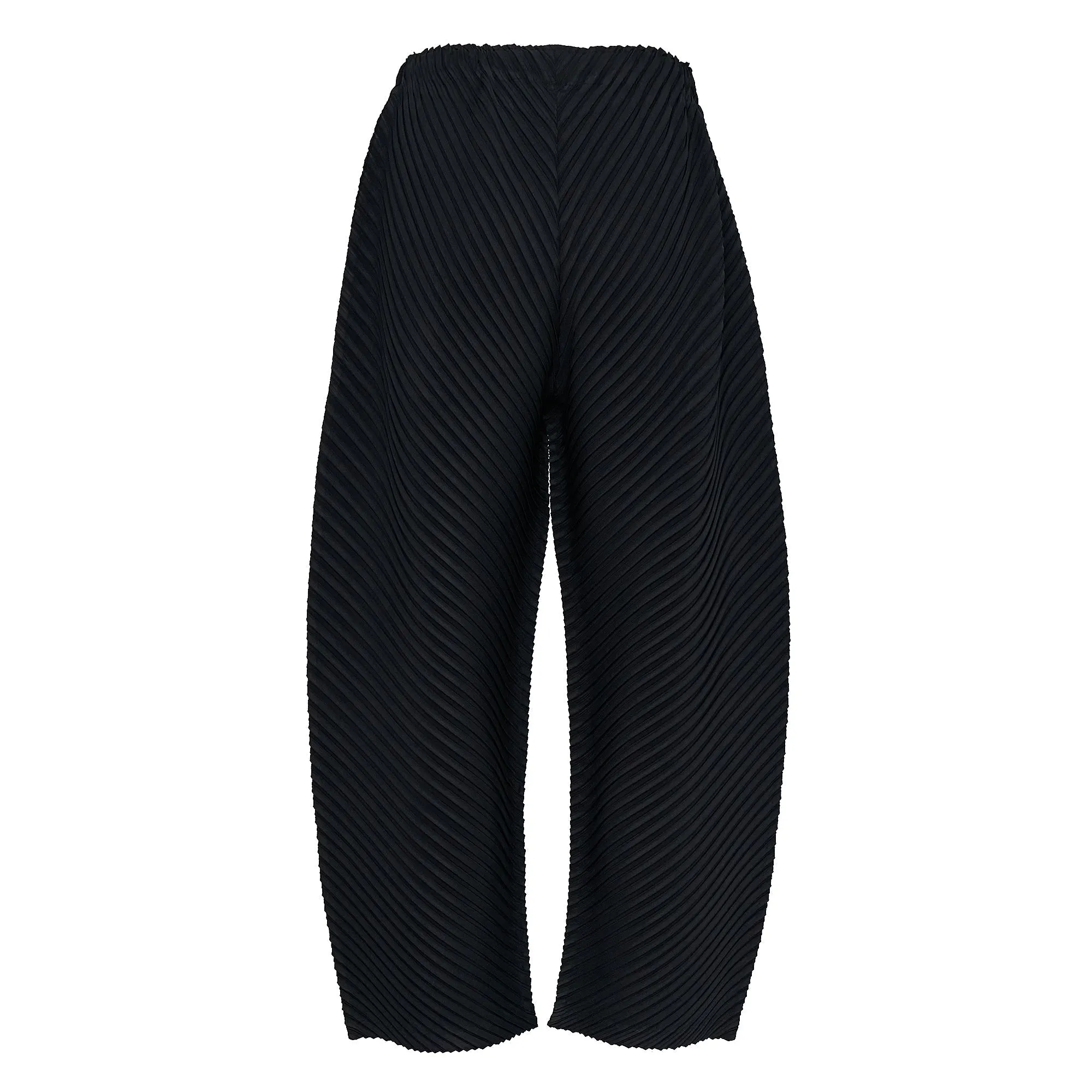 Vigor Pleats Solid Pleated Pants