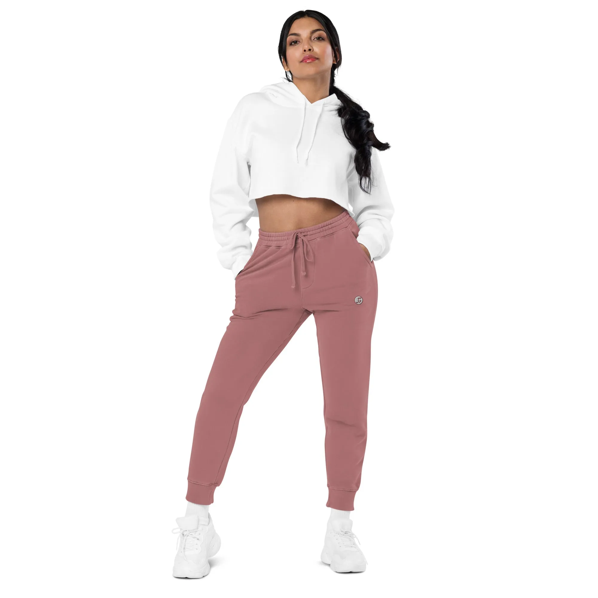 Vintage Vibes Joggers – Dusty Rose