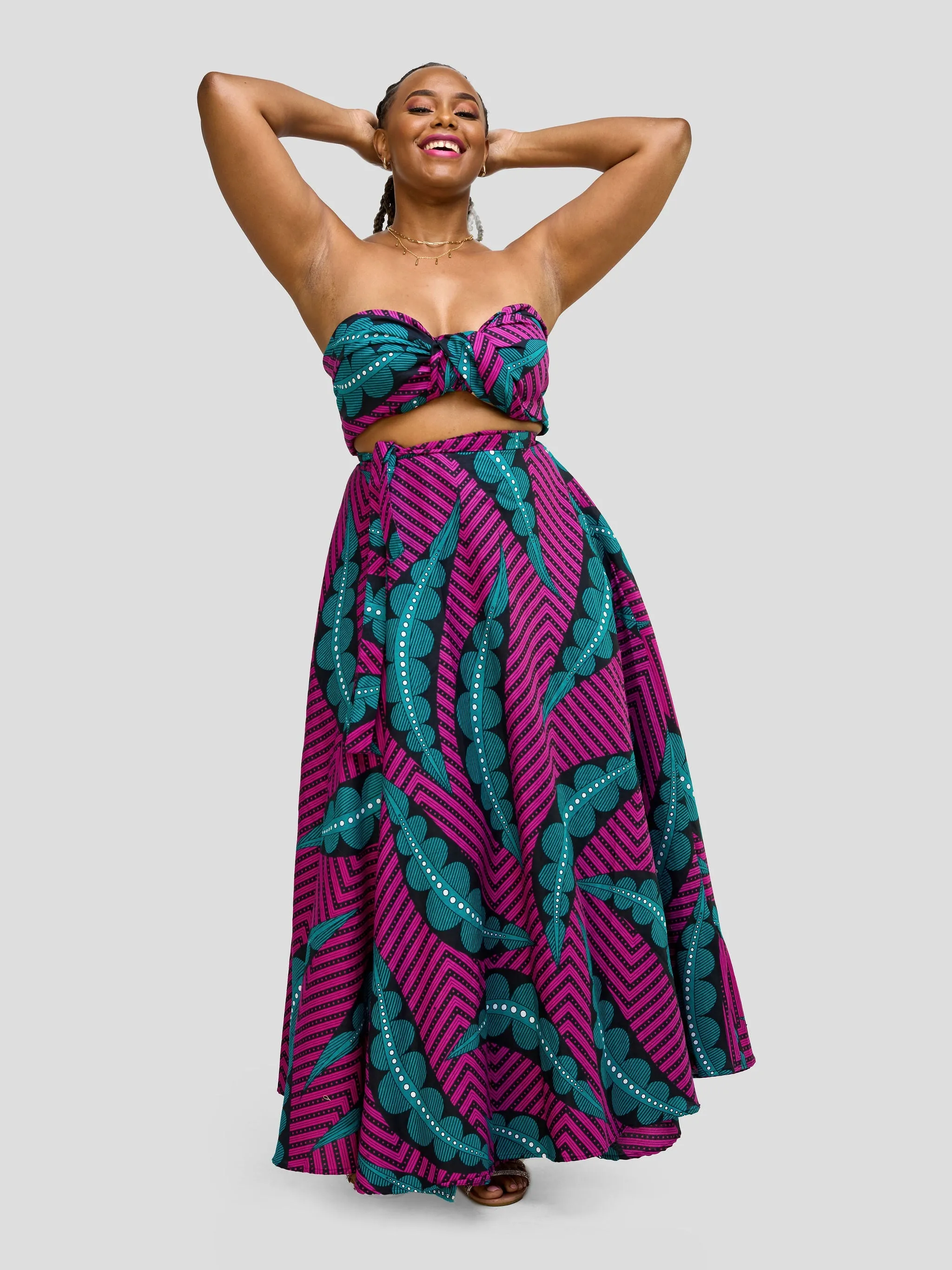 Vivo Long Wrap Skirt - Bukavu