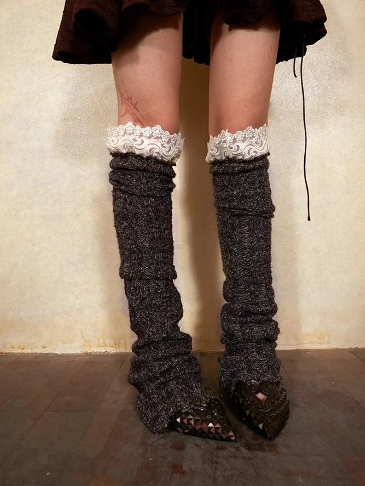 Warm wool leg warmers and arm covers【s0000004570】