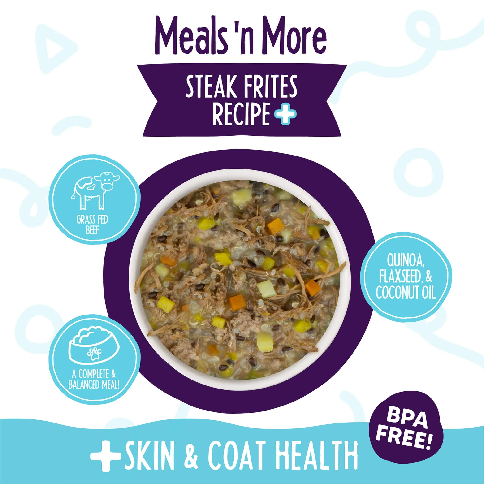 Weruva Meals 'n More Skin & Coat Wet Dog Food