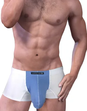 WildmanT Stretch Cotton Boxer White/Blue