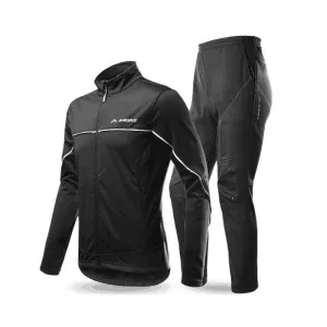 Winter Cycling Jacket Fleece Warm Thermal