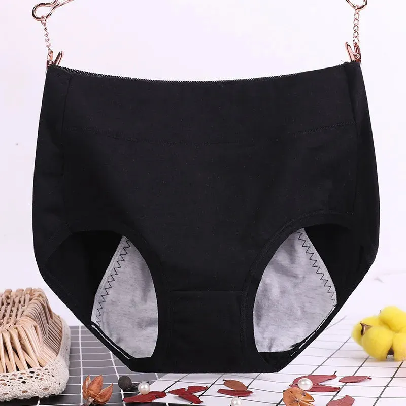 Women Washable Incontinence Underwear Cotton Period Panties Ladies Briefs