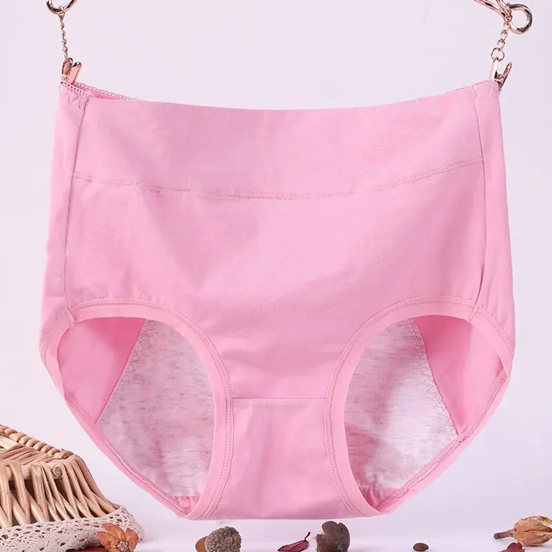 Women Washable Incontinence Underwear Cotton Period Panties Ladies Briefs