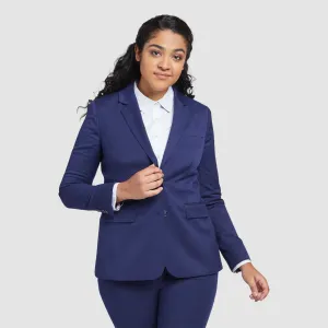 Women's Brilliant Blue Suit Jacket