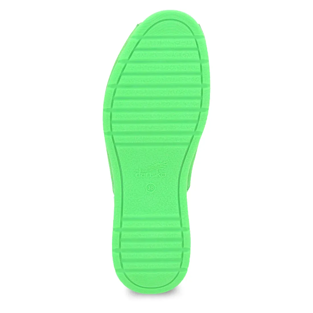 Women's Dansko Ravyn Sandal Color: Lime Milled Nubuck