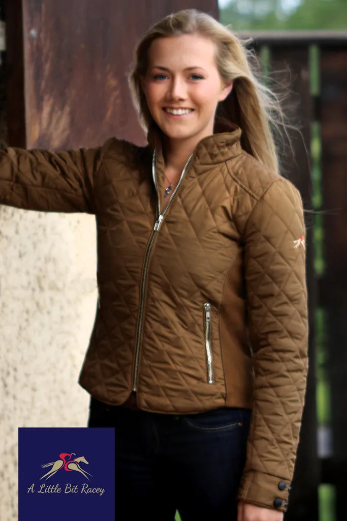 Womens Jacket - Caramel - A Little Bit Racey